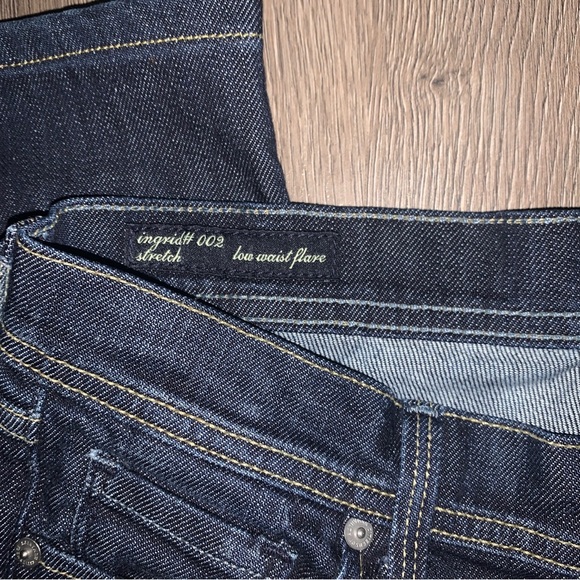 Citizens of Humanity Jeans Ingrid #002 Stretch Low Waist Flare Women Size 28 - Picture 4 of 9